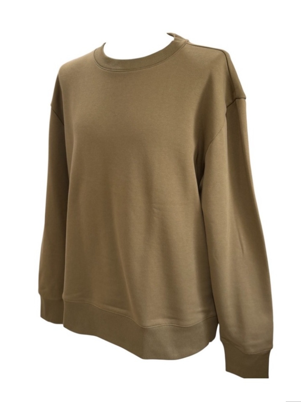 NWT Mode of One Men's Classic Crewneck Sweatshirt in Army Brown M2 - Picture 3 of 7
